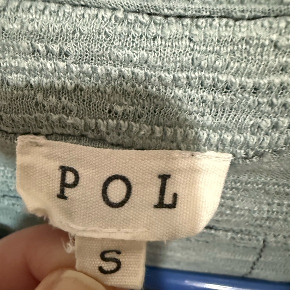 POL Women’s Distressed Button Down - Picture 3 of 7